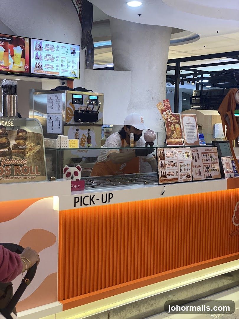 Ice Cream and Pastry Counter