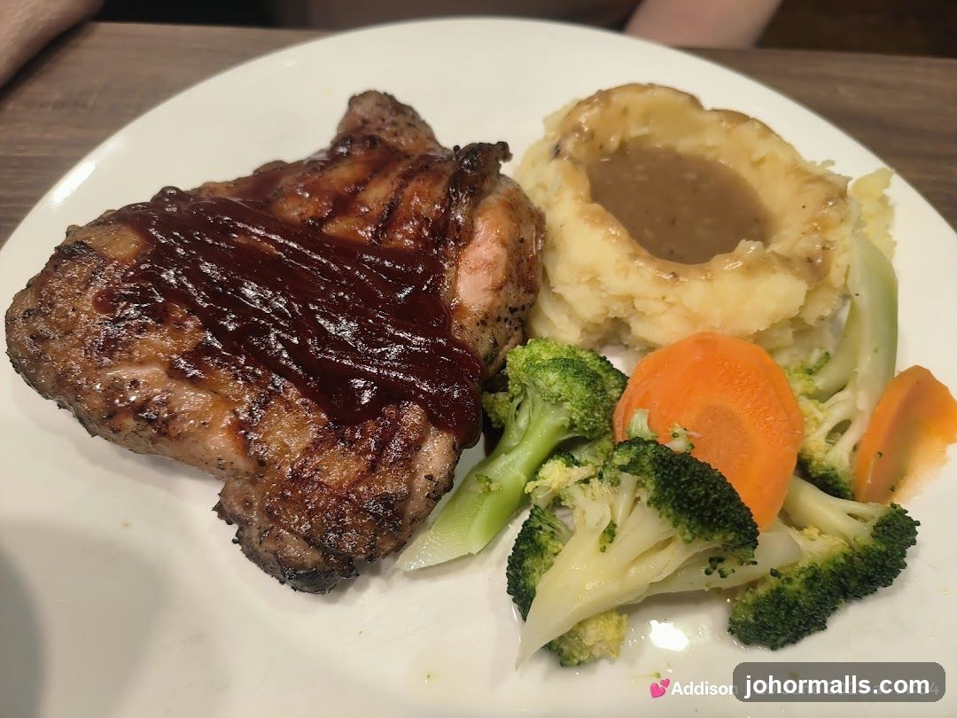 BBQ Pork Chop Dinner