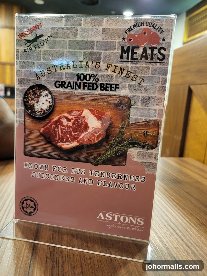 Aston's Specialties Meat Advertisement