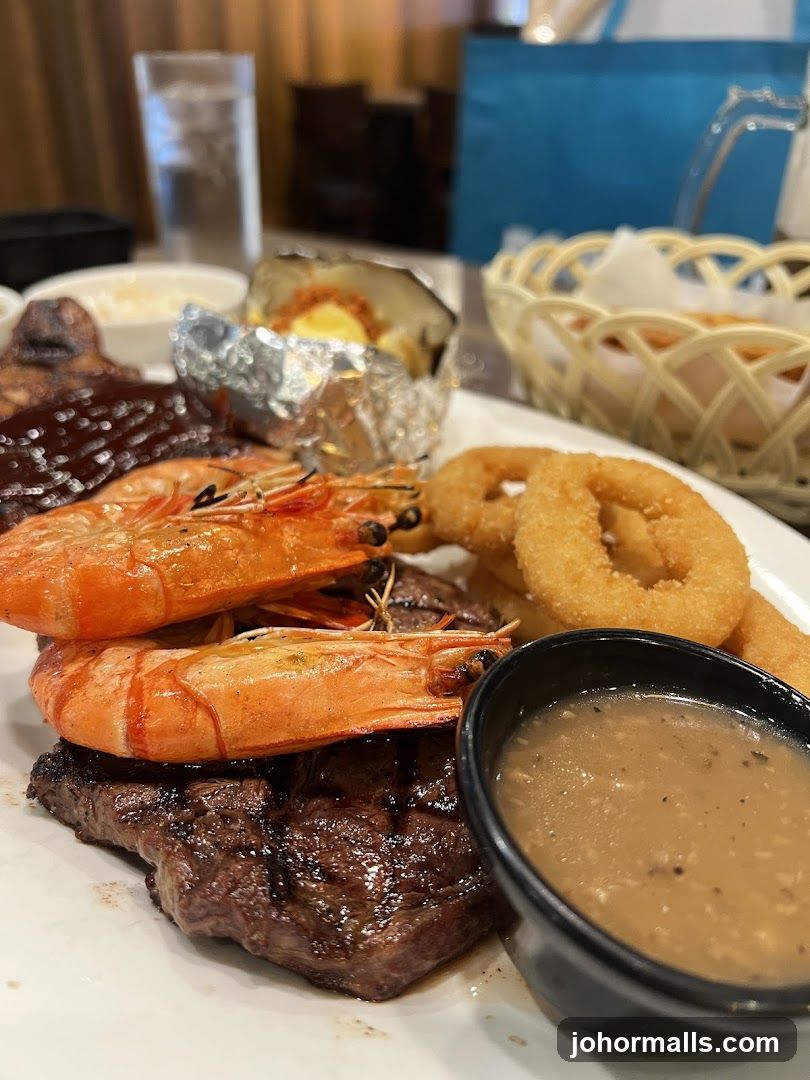 Steak and Shrimp Platter