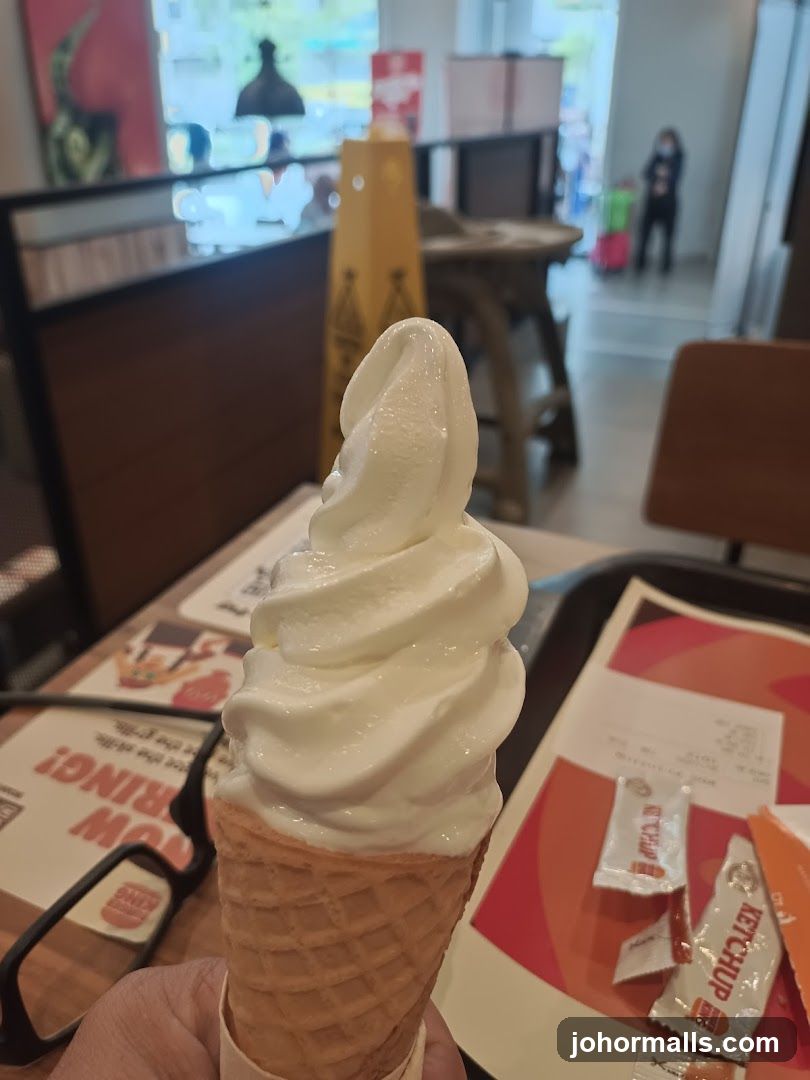 Soft Serve Ice Cream Cone