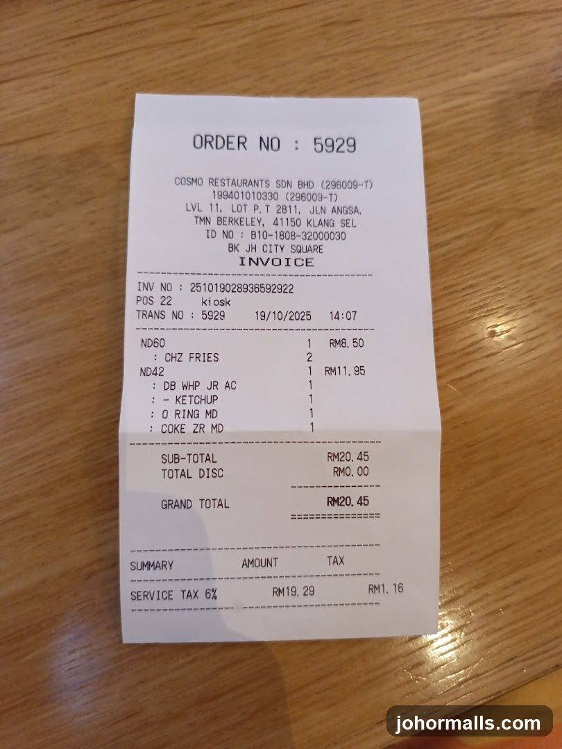 Receipt