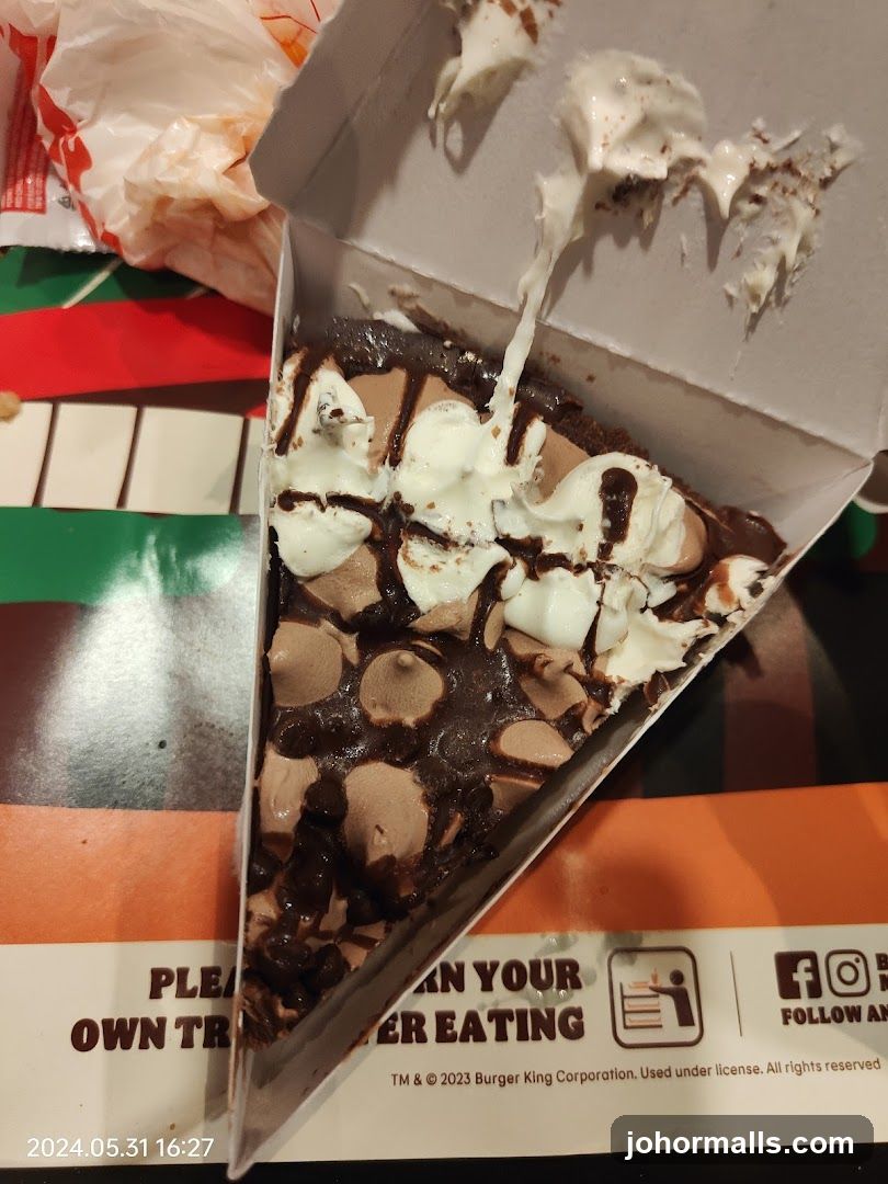 Chocolate dessert with whipped cream