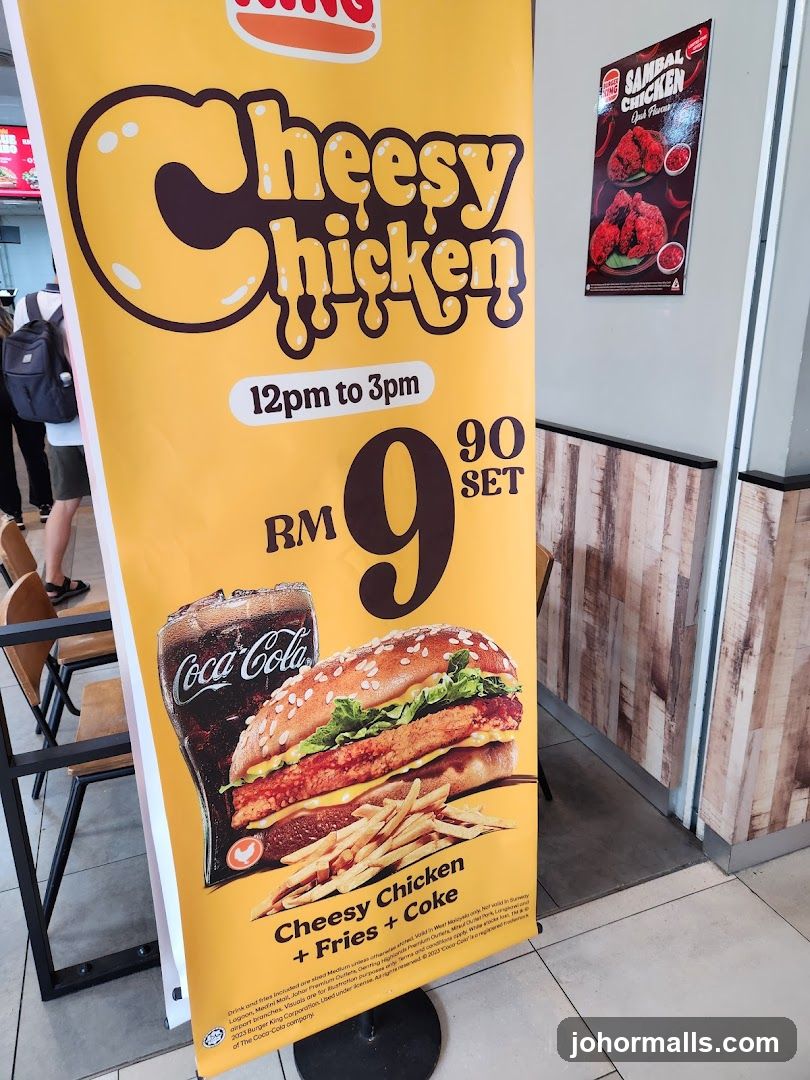 Burger King Cheesy Chicken Promotion