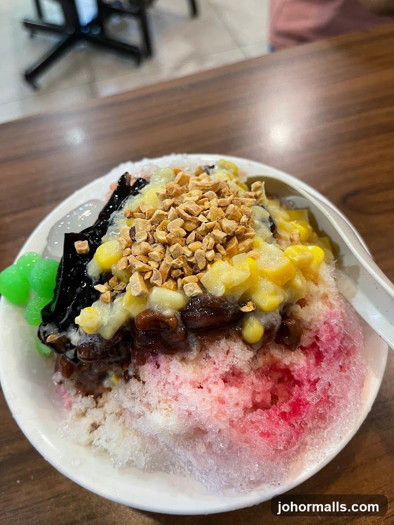 Dessert with Shaved Ice