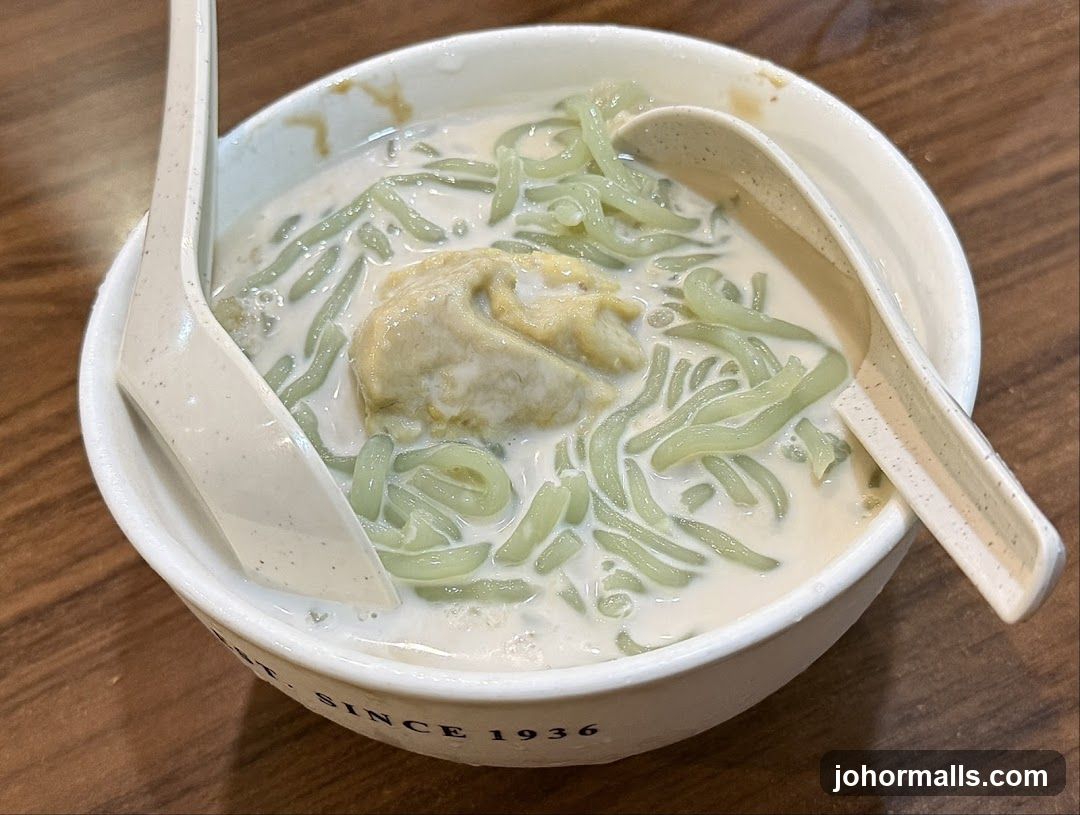 Cendol with Durian