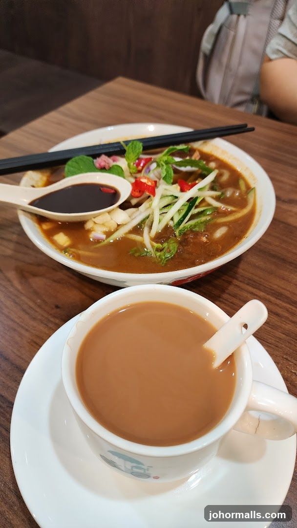 Noodle Soup and Coffee