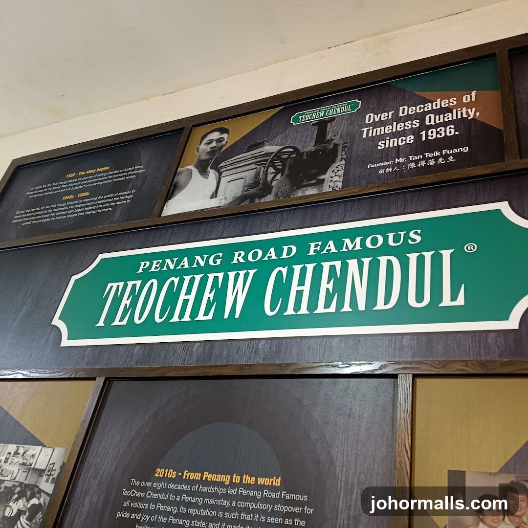 Teochew Chendul History Display