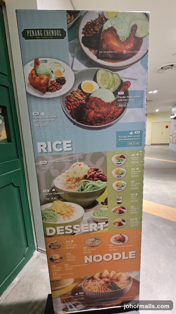 Penang Chendul Menu