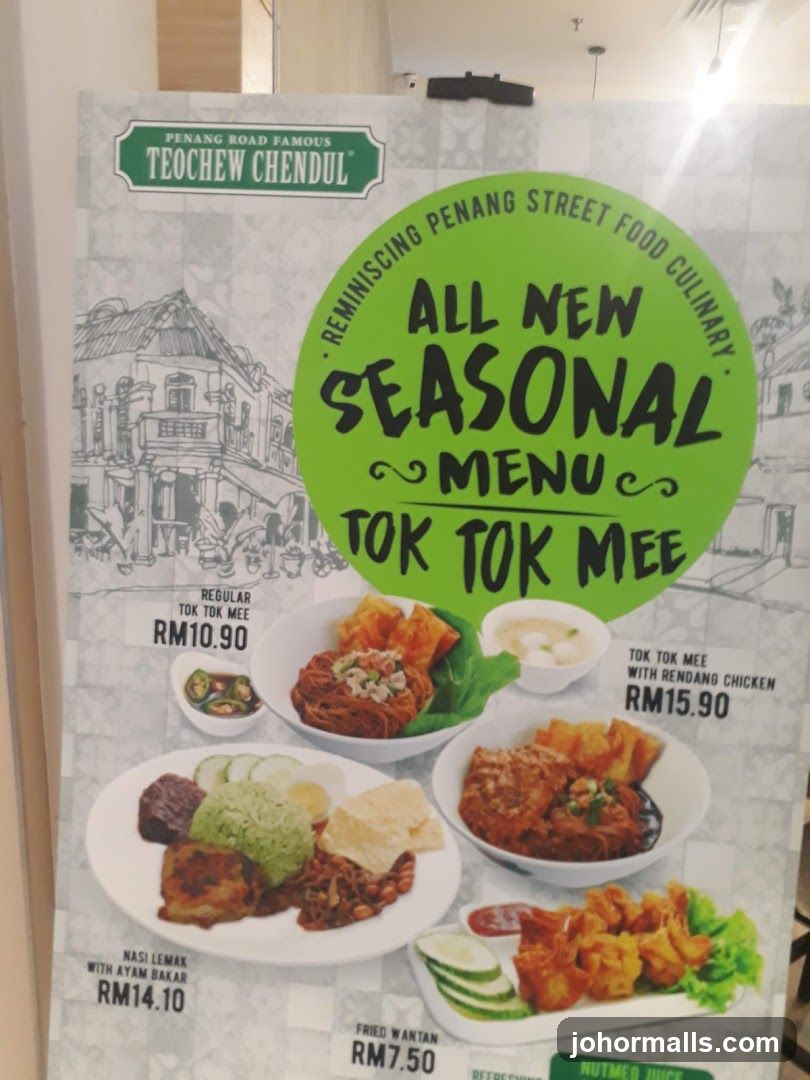 Seasonal Menu