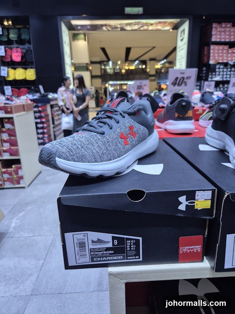 Athletic Shoes on Display