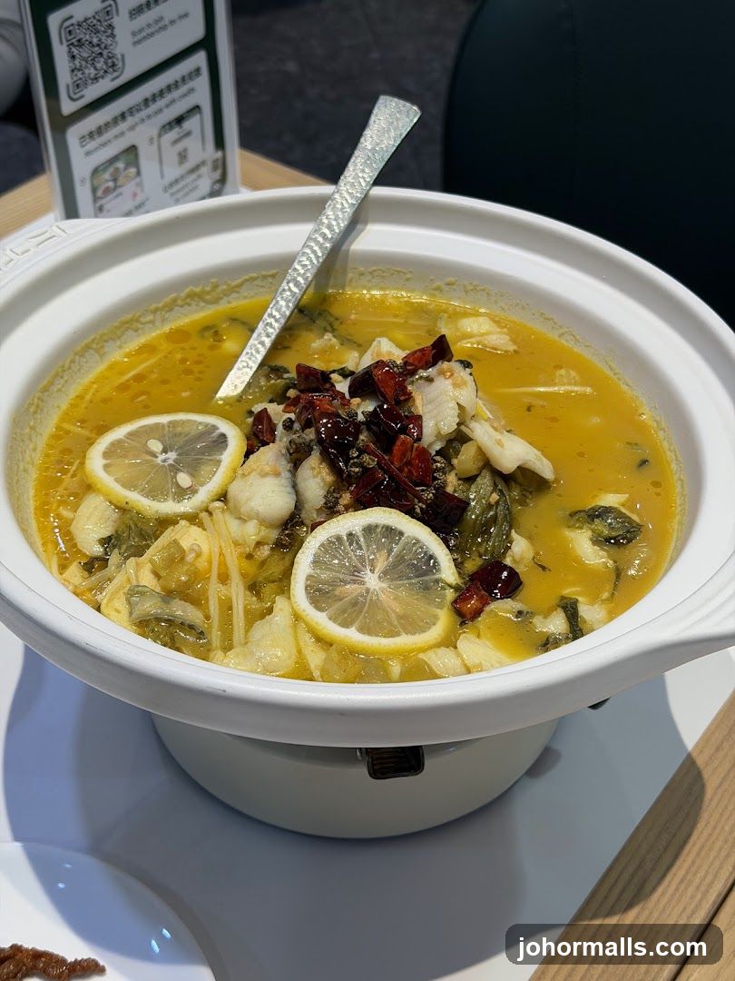Fish Soup with Lemon and Chili