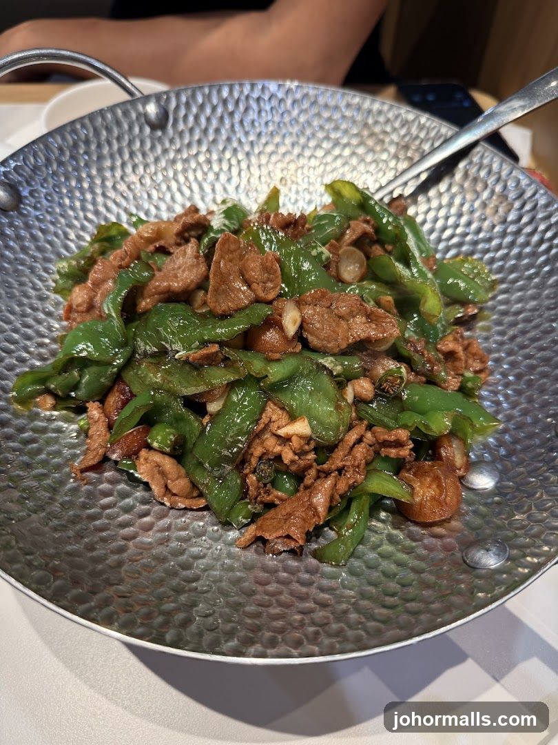 Stir-fried Beef and Peppers