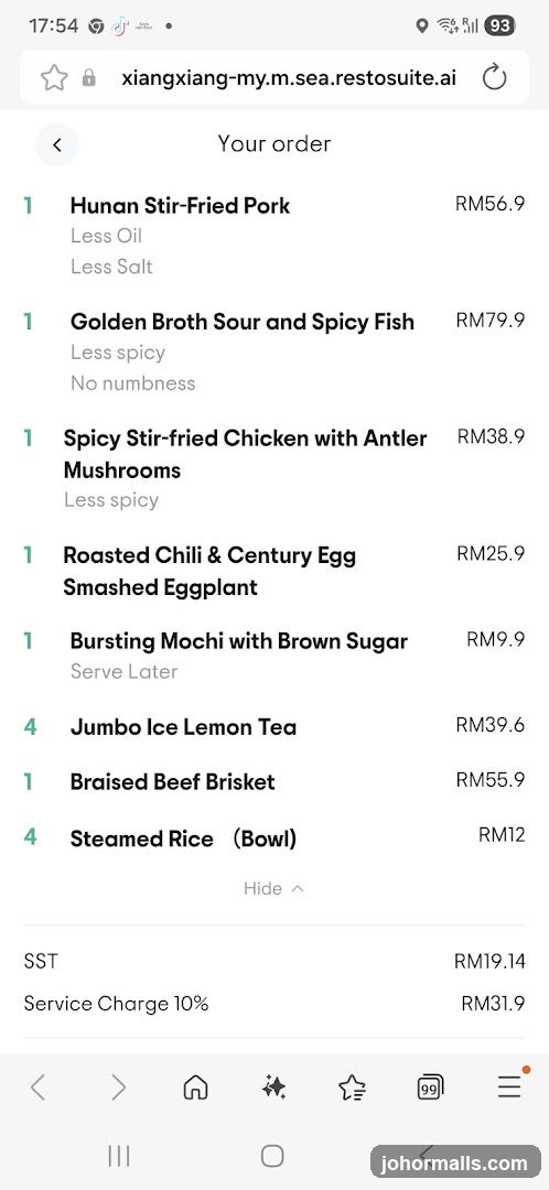 Your order