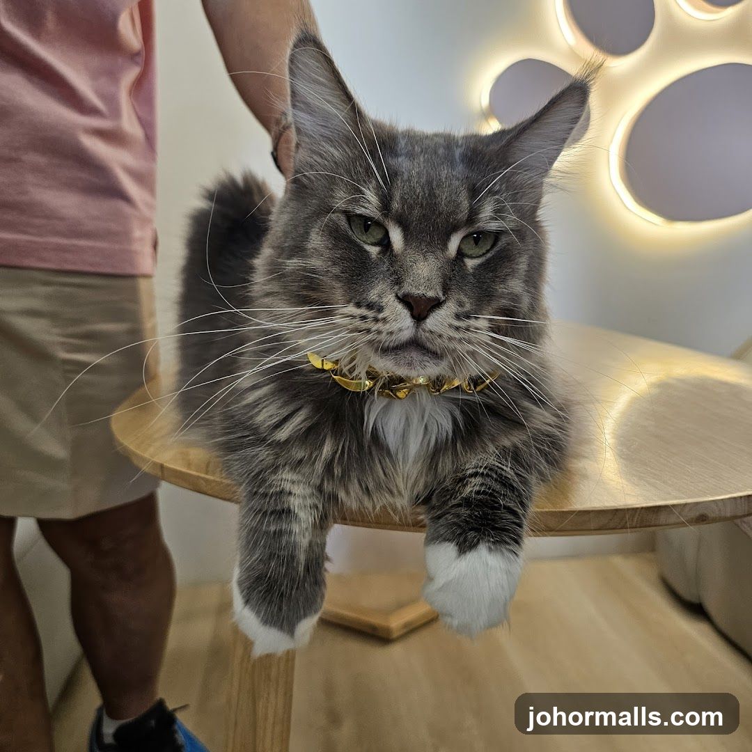 Cat on a table