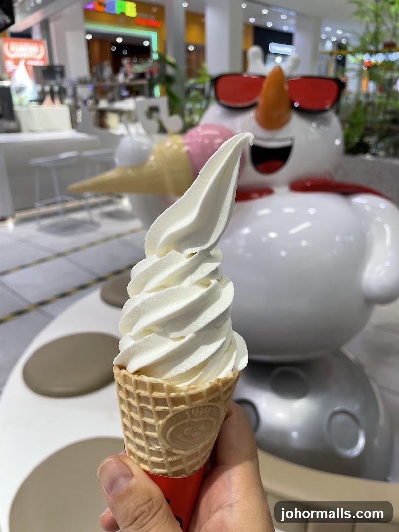 Soft Serve Ice Cream Cone