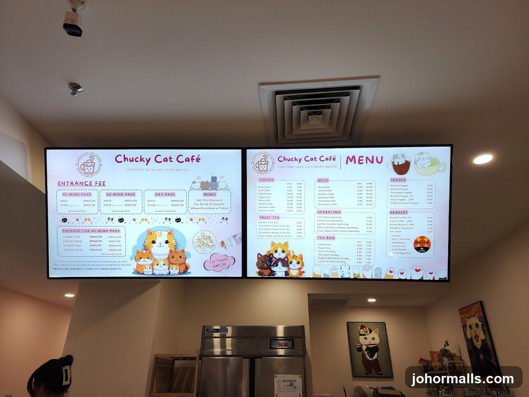 Chucky Cat Café Menu