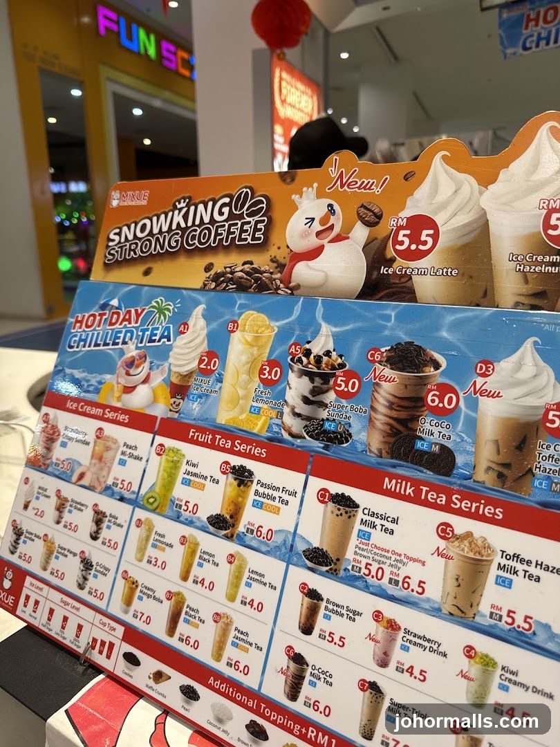 Snowking Strong Coffee Menu