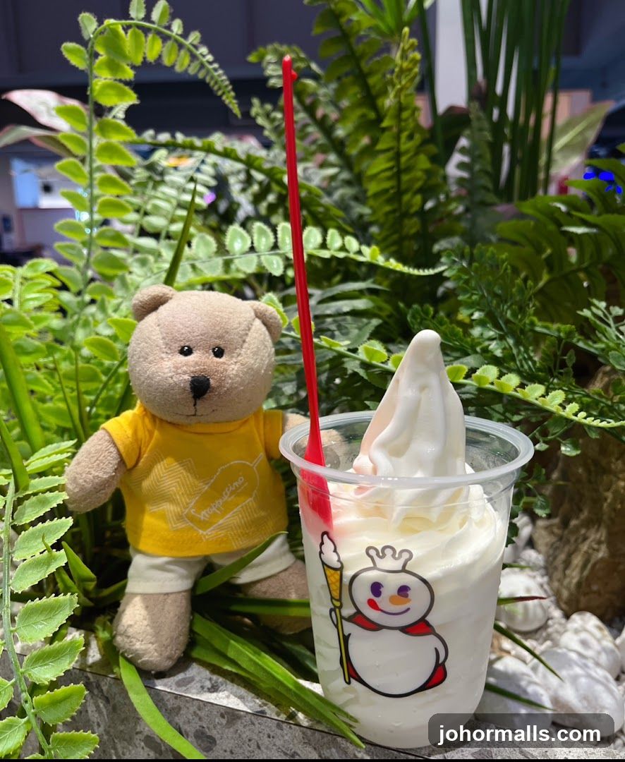 Soft Serve Ice Cream with Teddy Bear