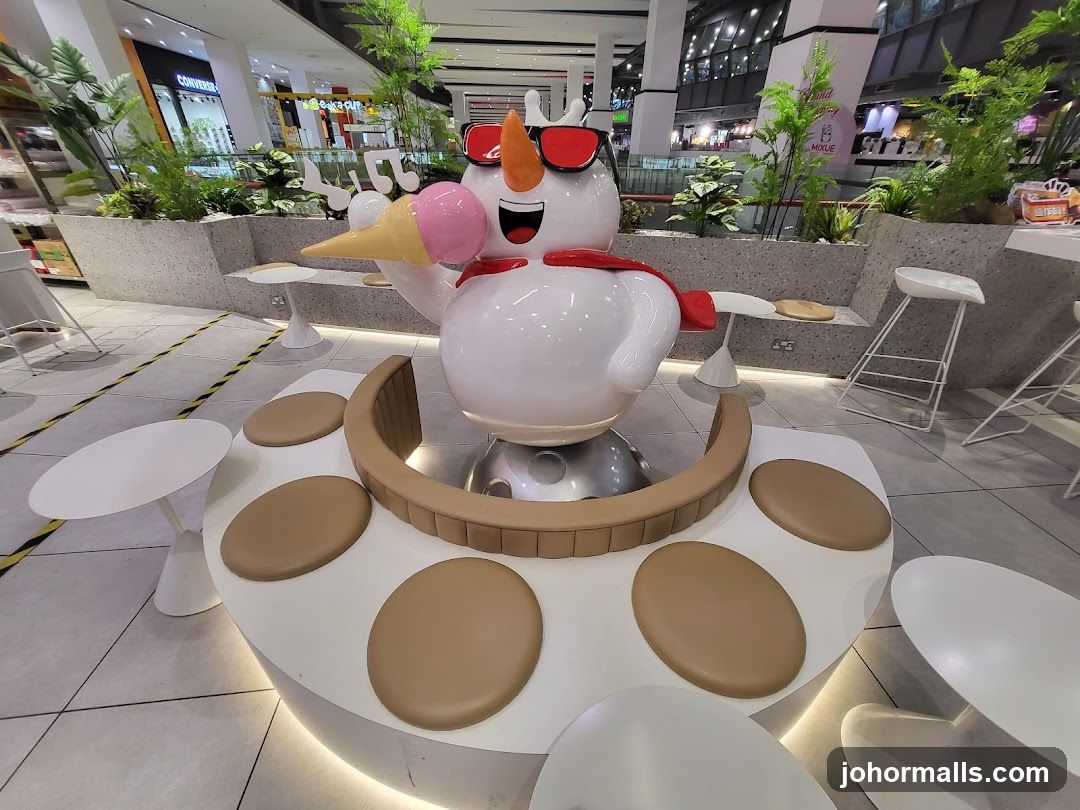 Ice Cream Mascot Seating Area