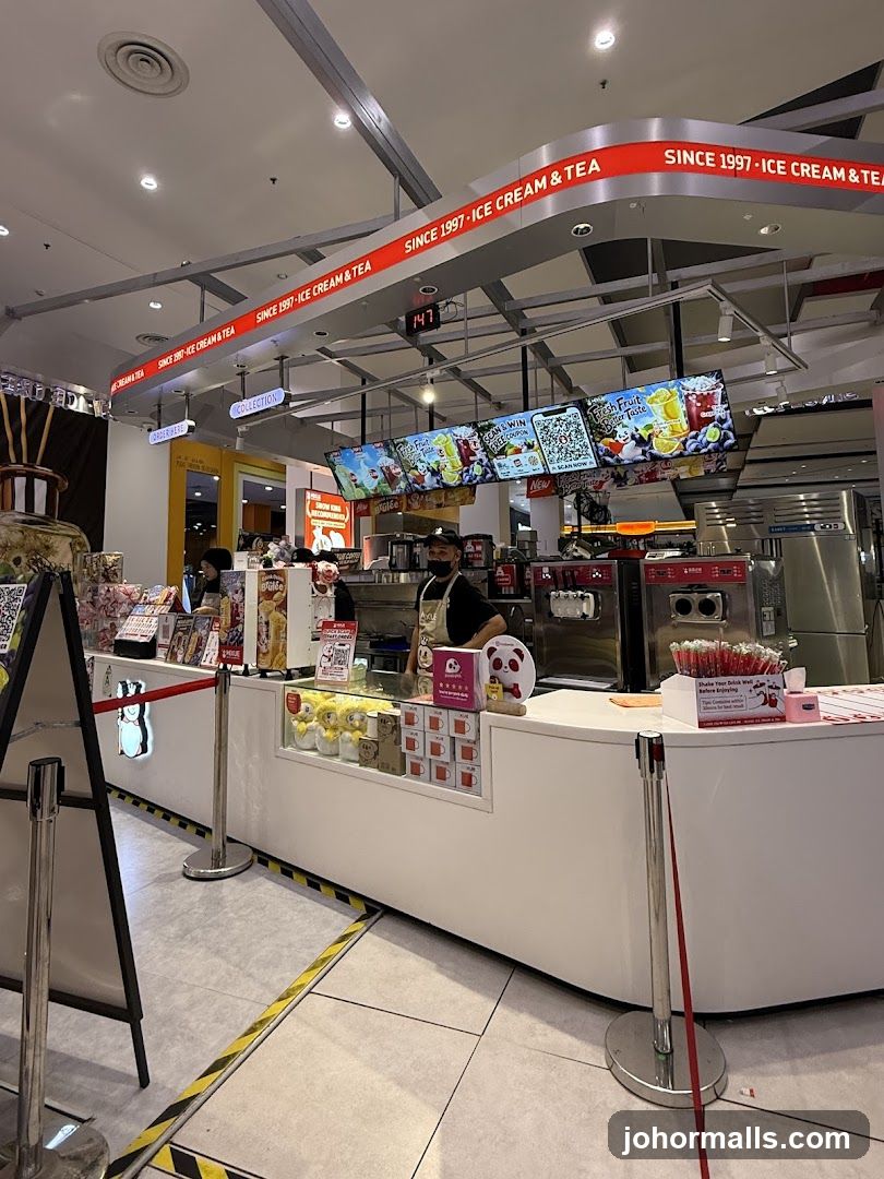 Ice Cream and Tea Shop Counter