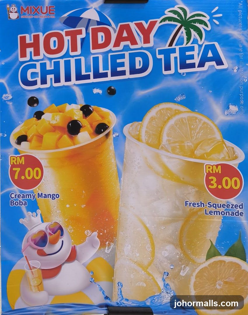 Hot Day Chilled Tea Advertisement