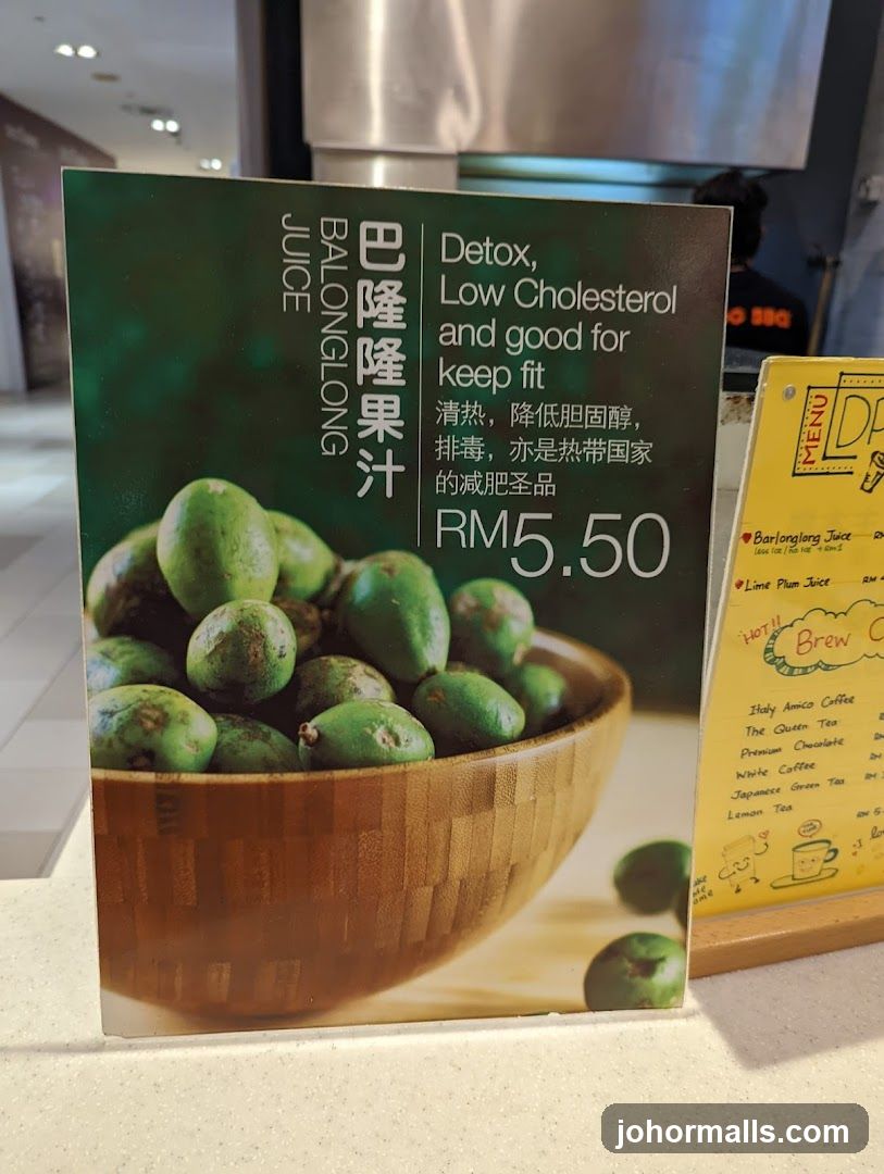 Balonglong Juice Menu
