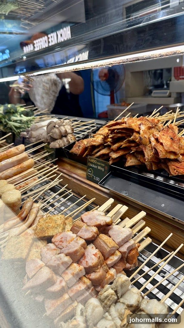 Skewered Foods Display