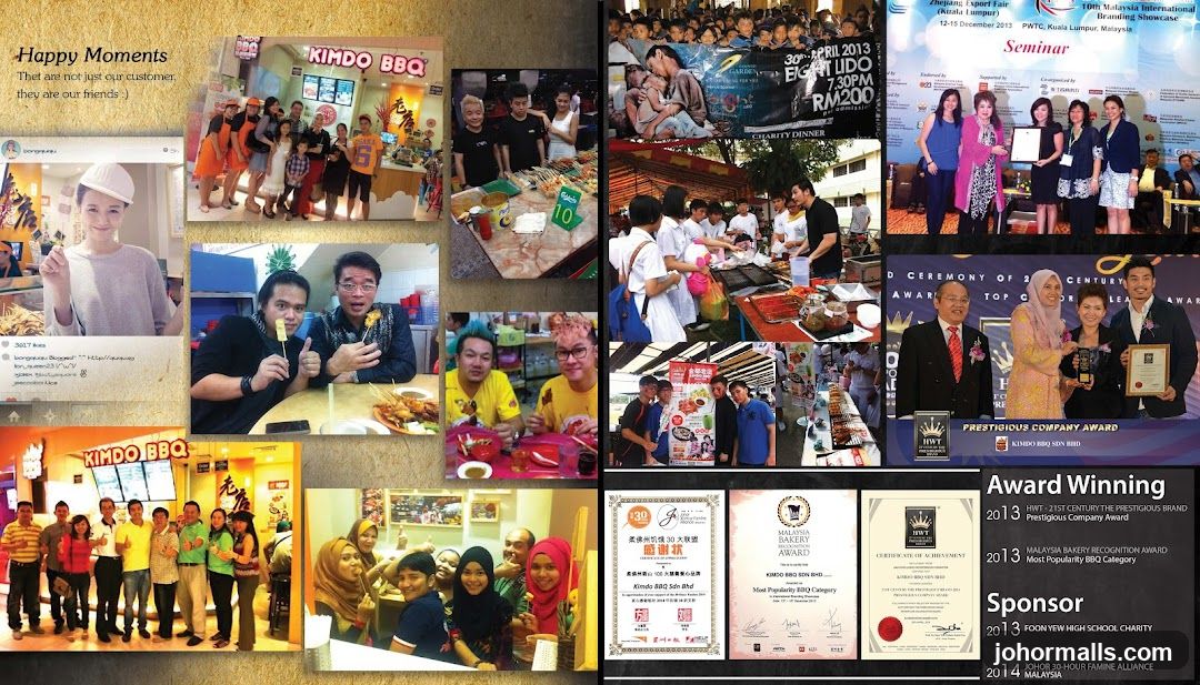 Collage of Kimdo BBQ Moments