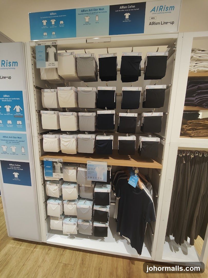 AIRism Clothing Display