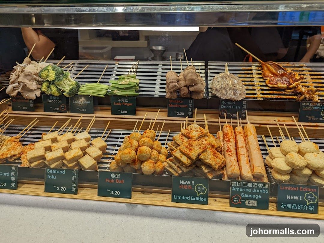 Skewered Foods Display