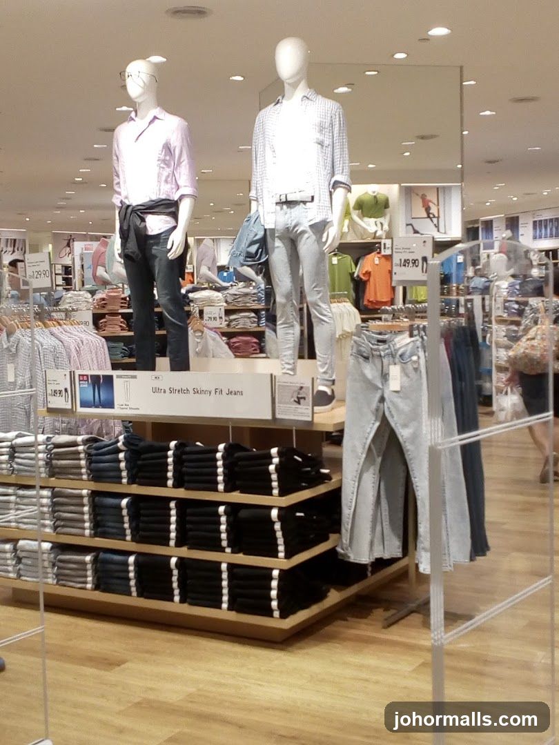 Mannequins in a clothing store