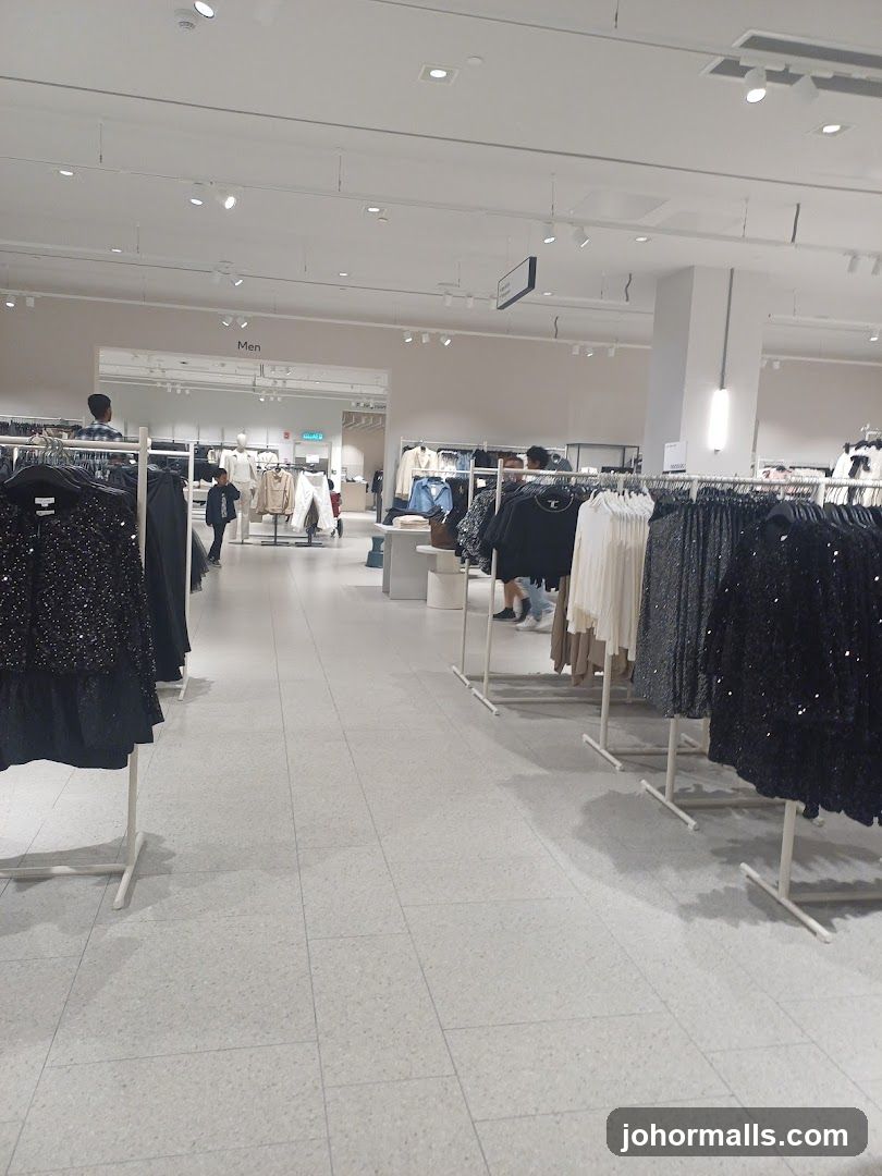 Clothing store interior