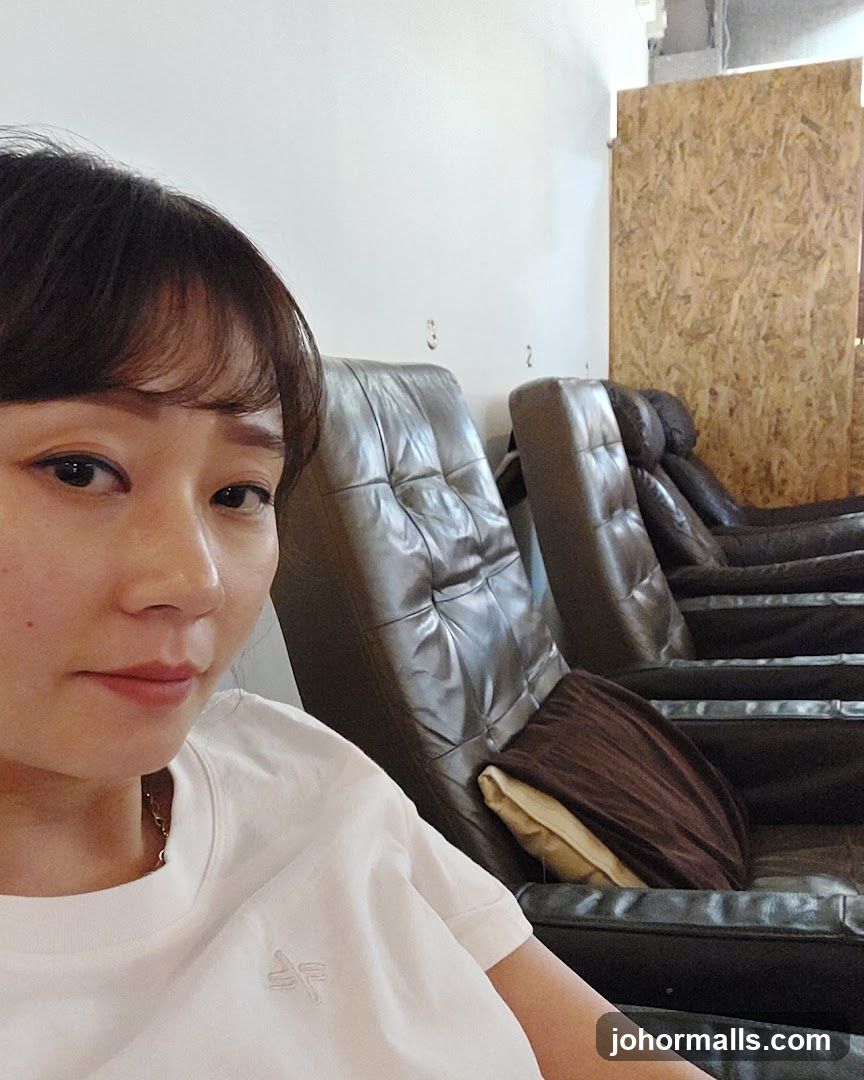 Woman in Massage Chairs