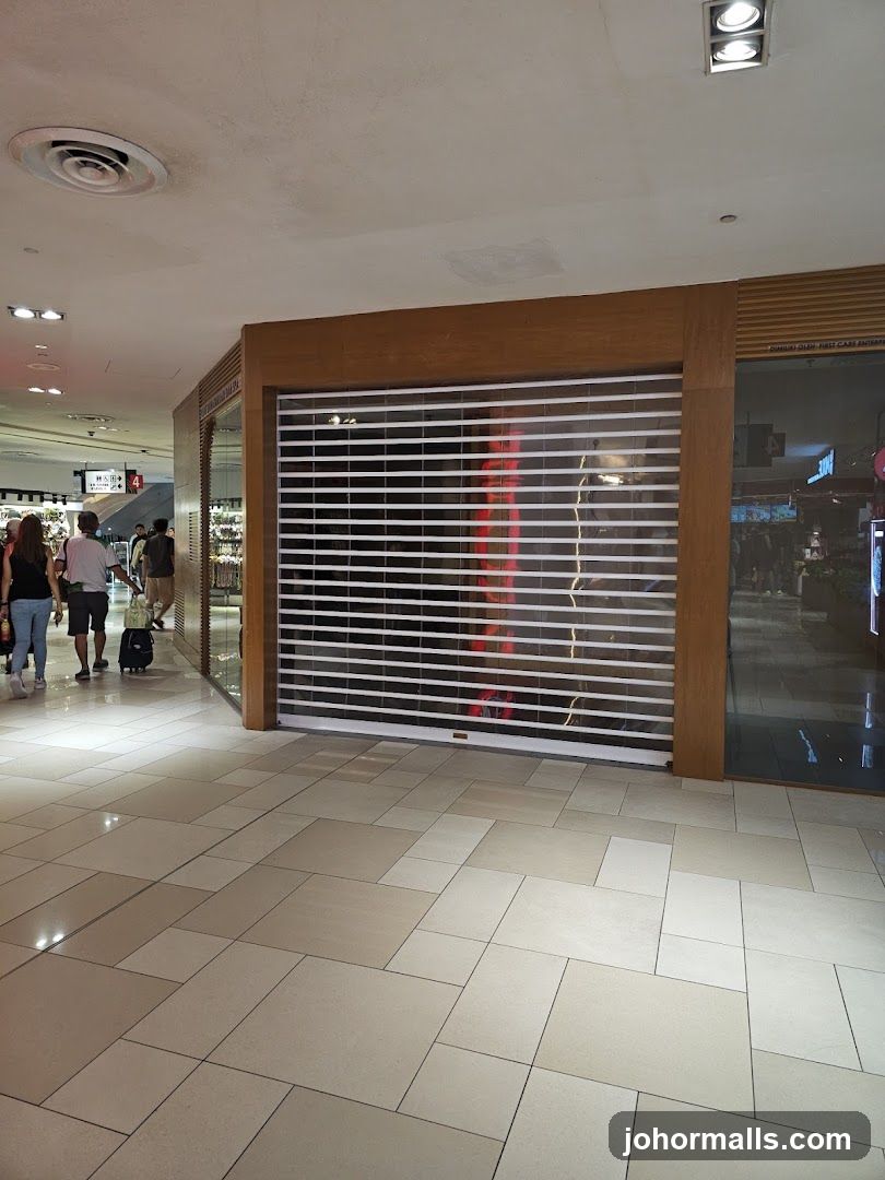 Storefront with Closed Security Gate