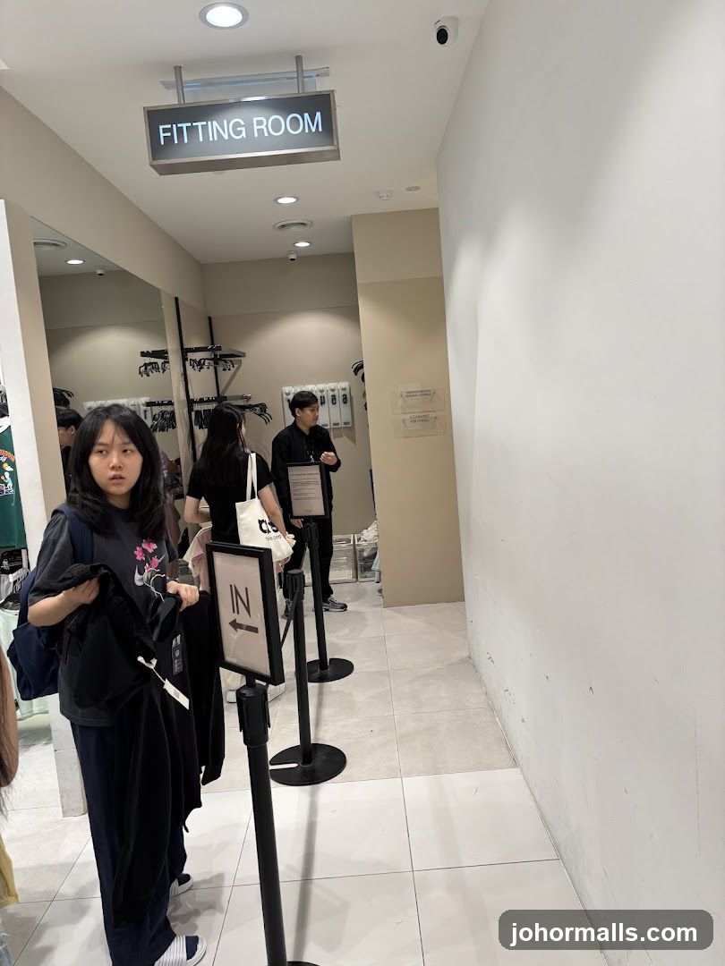 Fitting Room Entrance