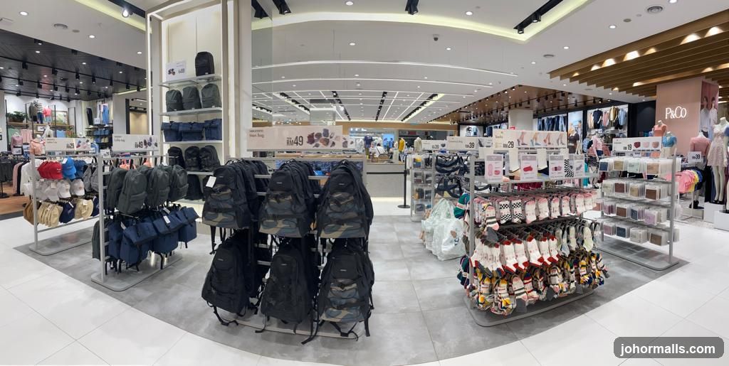 P&Co Store Interior