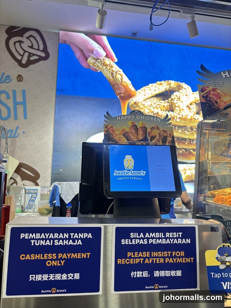 Auntie Anne's Counter