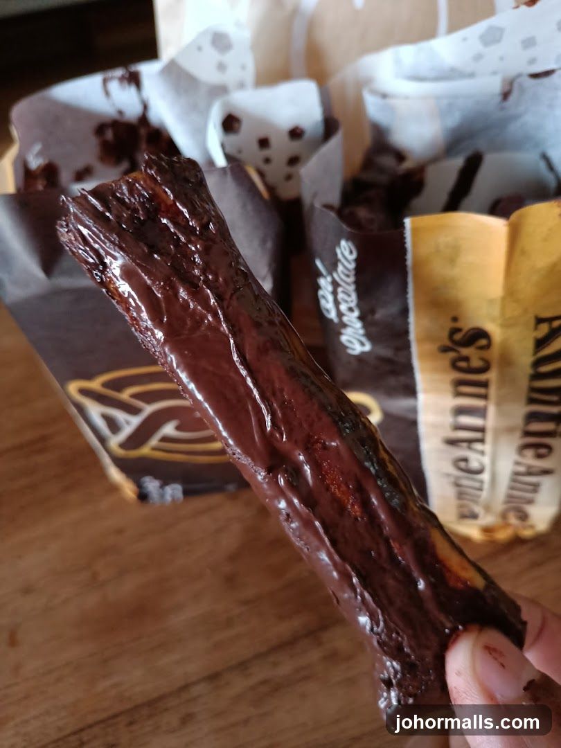 Chocolate-Dipped Pastry