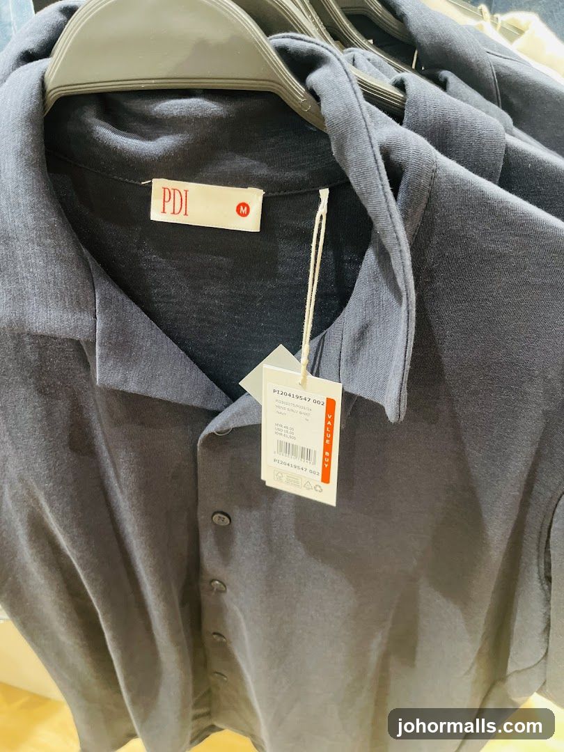 Dark Blue Shirt with Tag