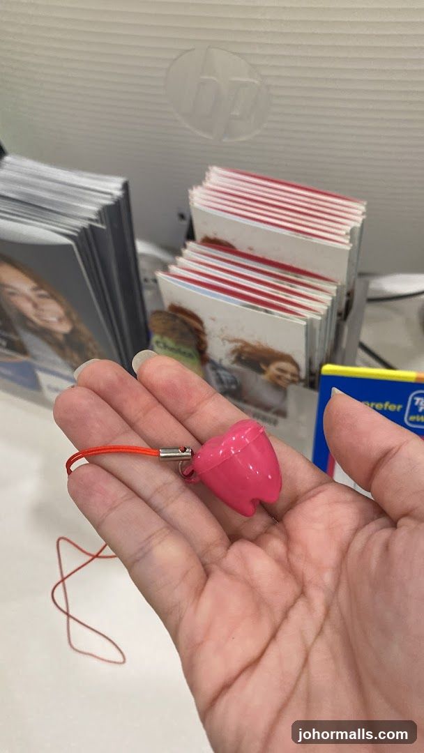 Pink Tooth Charm