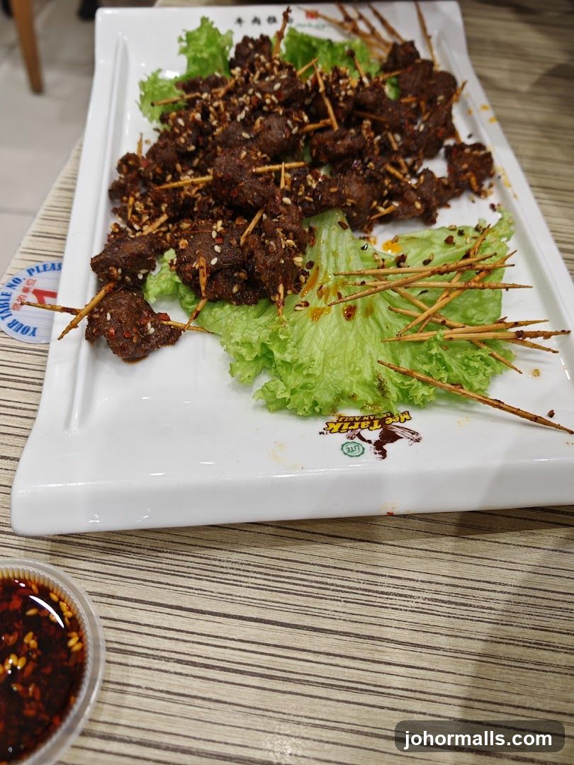 Spicy Beef Skewers