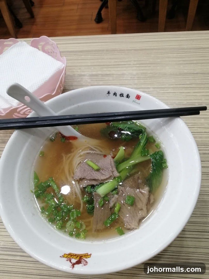 Beef noodle soup