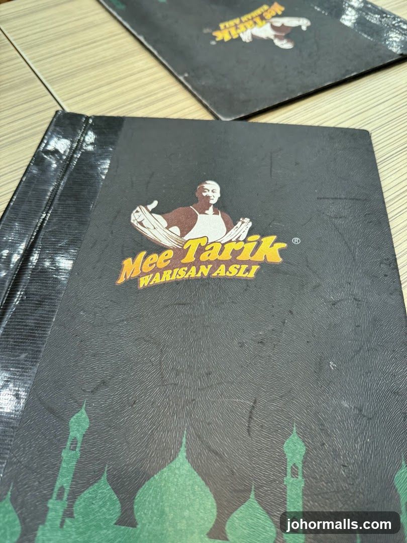 Mee Tarik Warisan Asli Menu