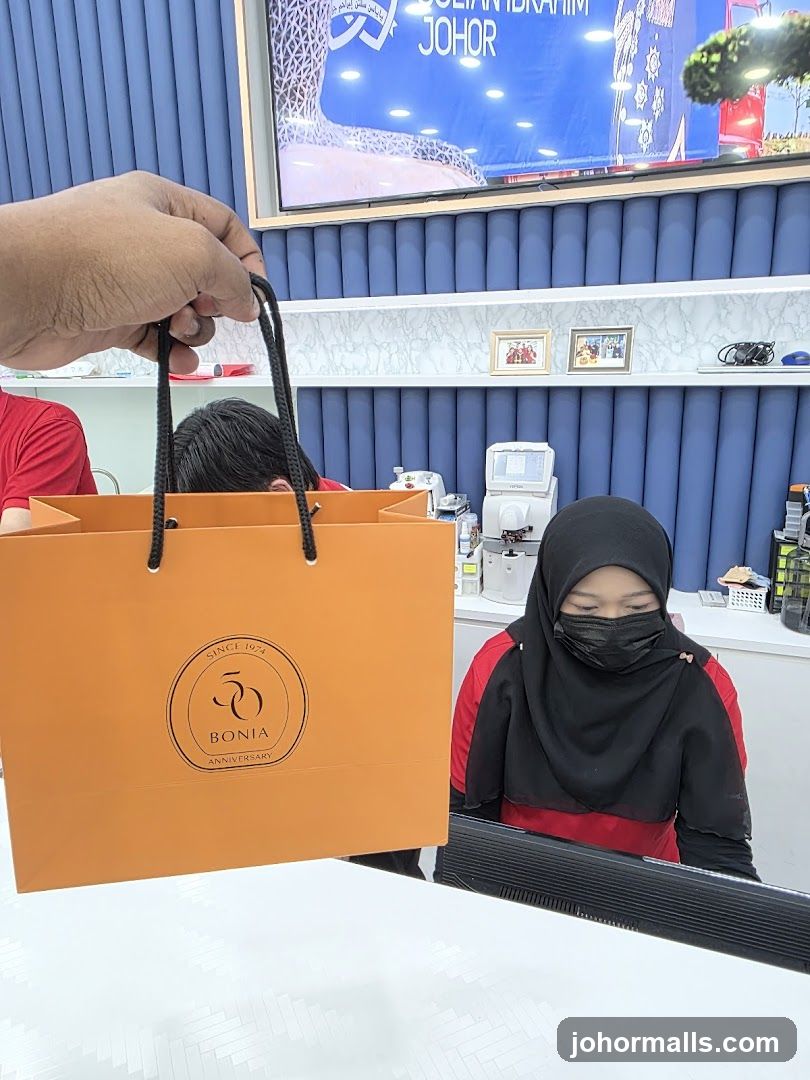 Shopping Bag with Bonia Logo