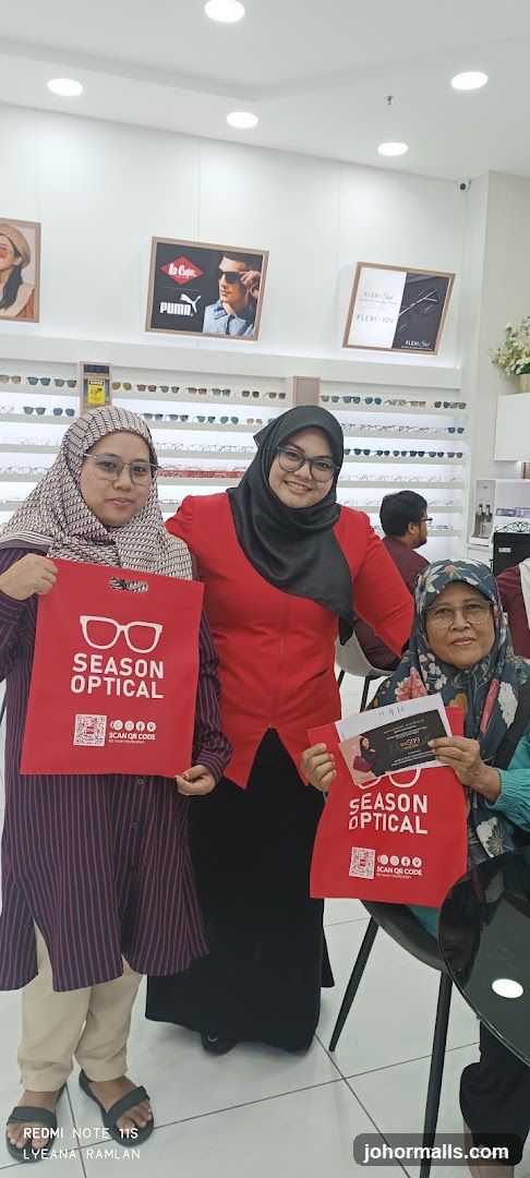 Customers with branded bags