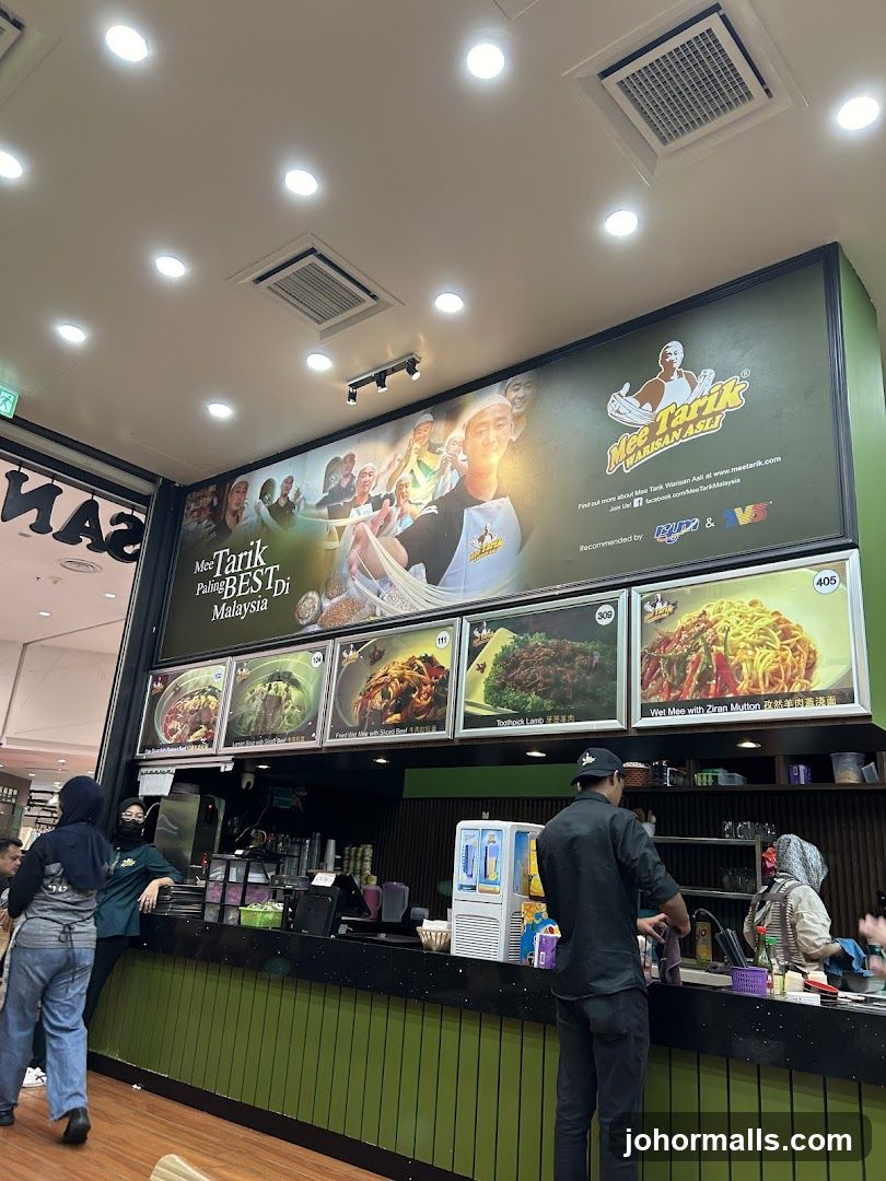 Restaurant Counter with Food Displays