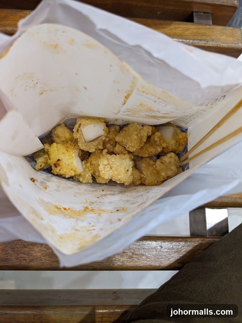 Fried Calamari in a Bag