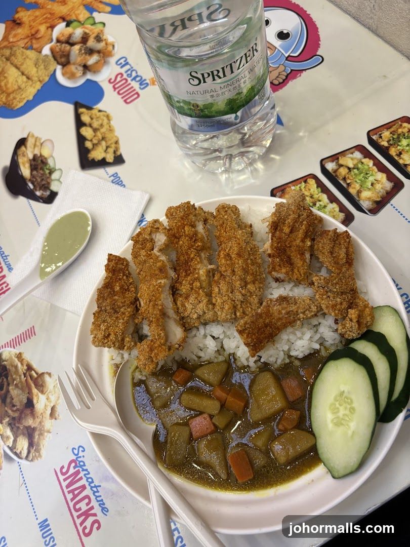 Fried Chicken Curry Rice