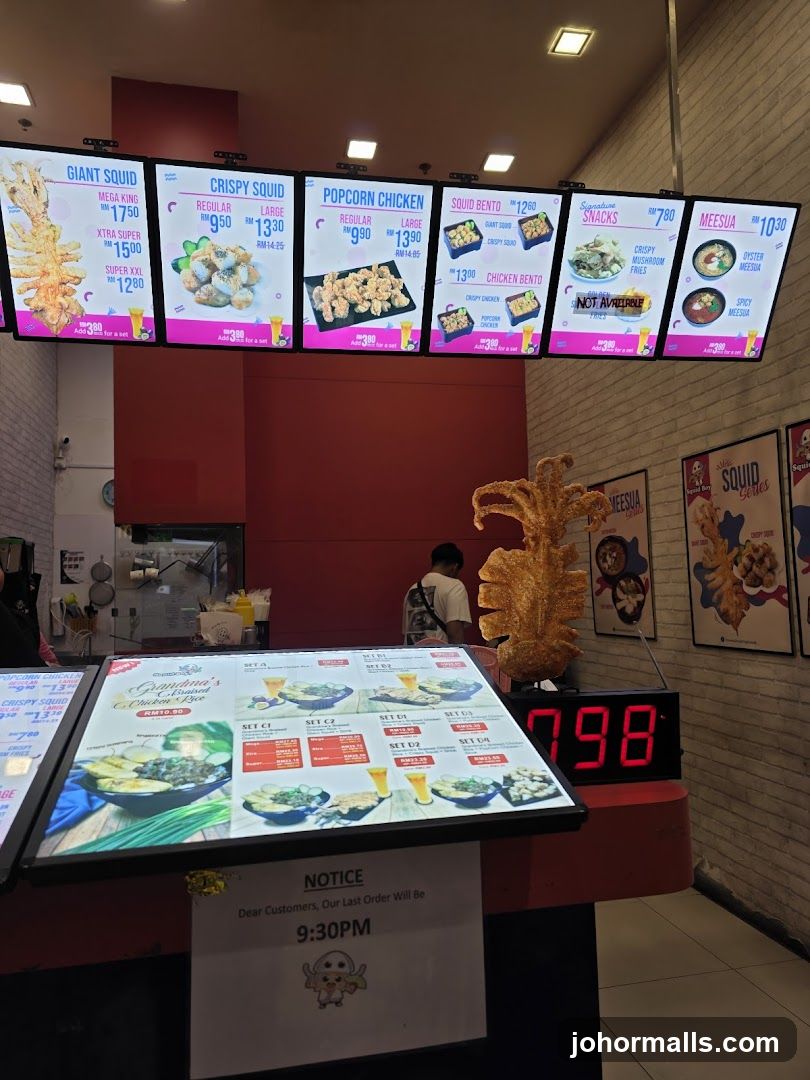 Food Menu Display